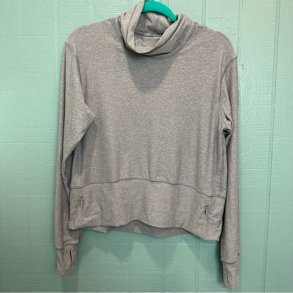 Lululemon Ready To Rulu Pullover Heathered Raceway Grey Size 6 - Picture 6 of 12